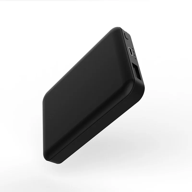 Black 10000mAh TUOSHIKE 10000 мАч Мини Внешний аккумулятор быстрая зарядка для iPhone samsung Xiaomi huawei Nokia Htc LG портативный внешний аккумулятор - Цвет: Black 10000mAh
