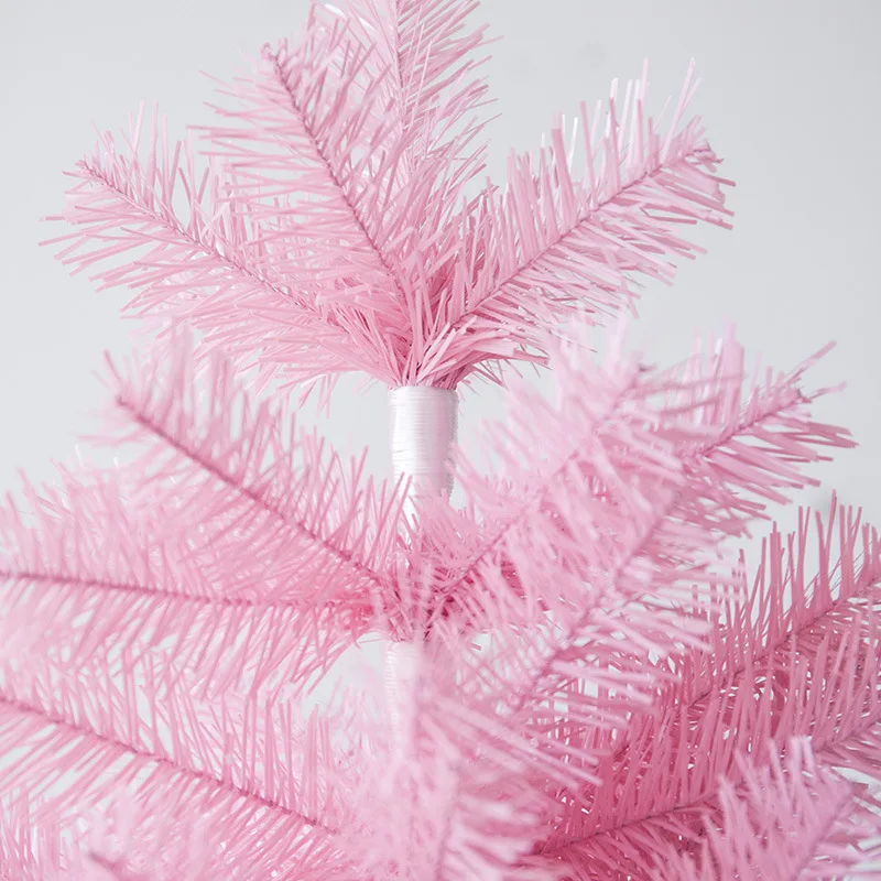 60/120/180CM Romantic Pink Christmas Tree Decorations Garland Long Vine Christmas Bauble Shopping Mall Window Arrangement Prop