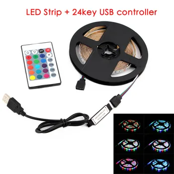 

SMD2835 RGB LED Flexible Strip Lights Dimmable USB Waterproof LED Light Strip IP20 IP65 5V LED Ribbon White/Warm White LED Tape