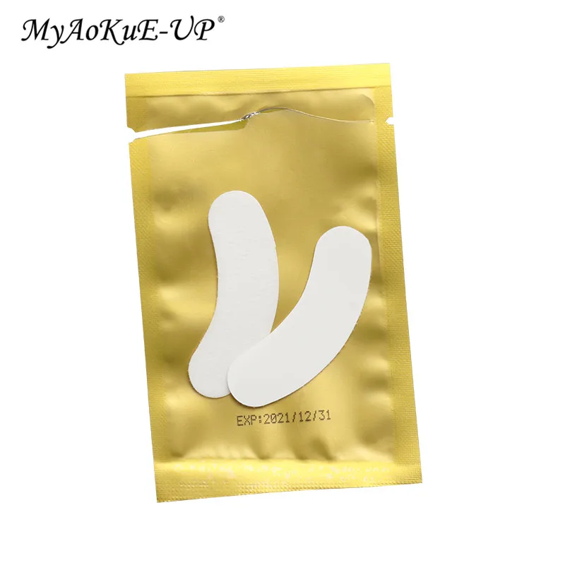50 Pair Small Eye Pads Eyelash Extension Patches Tips Sticker Wraps Cosmetic Tools Makeup for Grafting Eyelash Pad Gel Patch eyelash patch eyelash pads eyelash patches eyelash accessories eyelash extension supplies