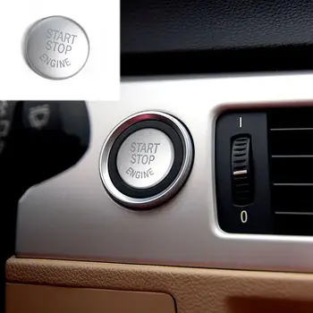 

Fashionable ABS Car Key Switch Start Stop Button Cover AntI scratch tear wear Auto Interior Decoration for BMW E90 E Chassis xxx