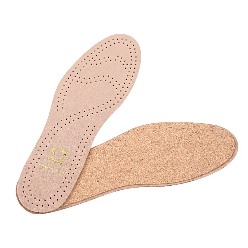 

Sheep Skin Cork Insole Sheepskin Insole Comfortable Breathable Sweat Absorbing Deodorizing Shock Absorption Sports Casual Insole