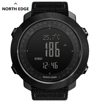 North Edge mężczyźni sport zegarki wodoodporny 50M LED cyfrowy zegarek mężczyźni kompas wojskowy barometr wysokości 1