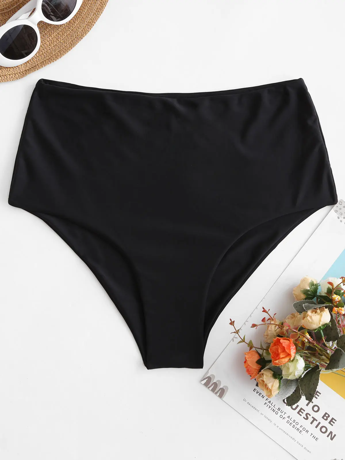 ZAFUL с высокой посадкой однотонные бикини дно