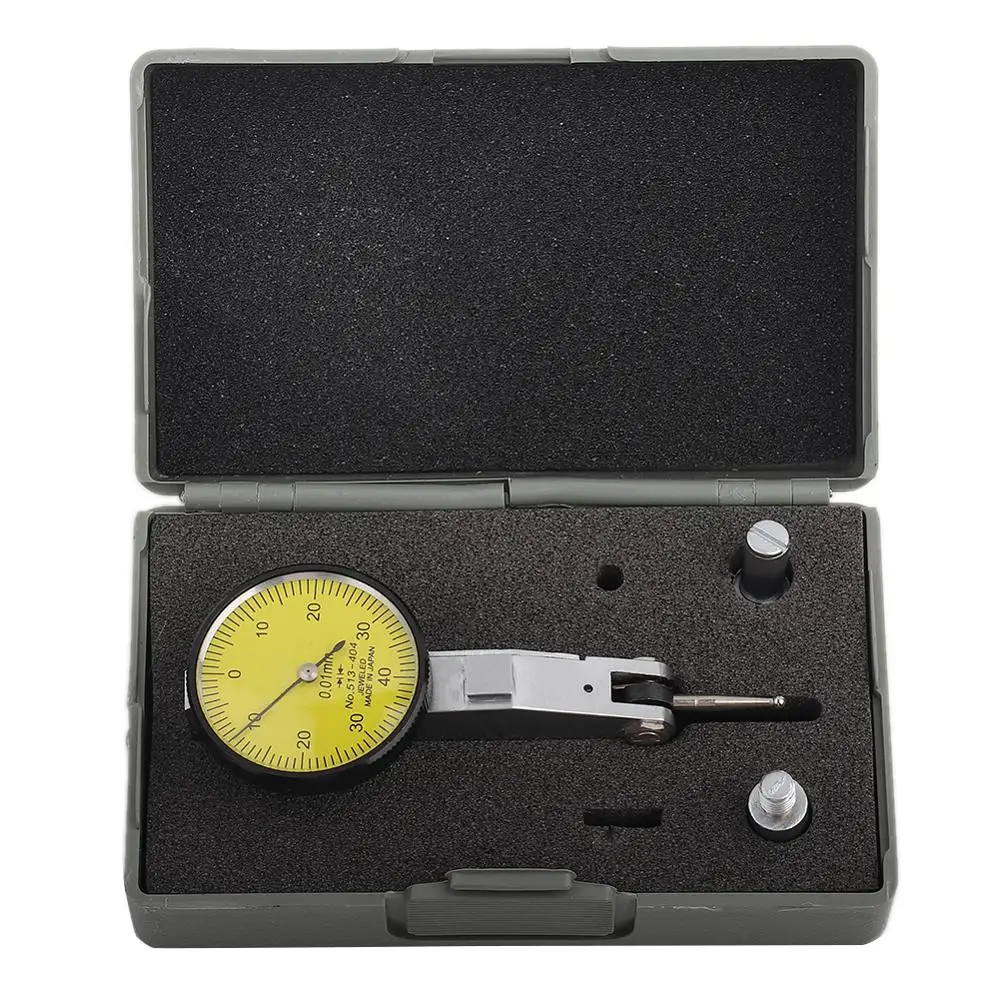 Dial Indicator 0-40-0 0.01mm Accuracy Metric Dovetail Rails Test Gauge with 2 Probes | Инструменты