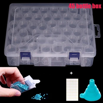 

45 slots Dismountable Diamond Embroidery Accessories diamond painting Boxes Cross Stitch Cases Organizer Home Beads Storage