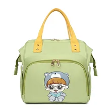 Sac à couches pour maman 30x27x18CM, Mini sac à dos Portable de voyage en plein air avec séparation sèche et humide