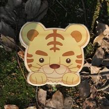 Мультяшная коробка с тигром для зубов Lm05 деревянная классная детская Сувенирная Коробка для хранения лиственных зубов чехол 0,4