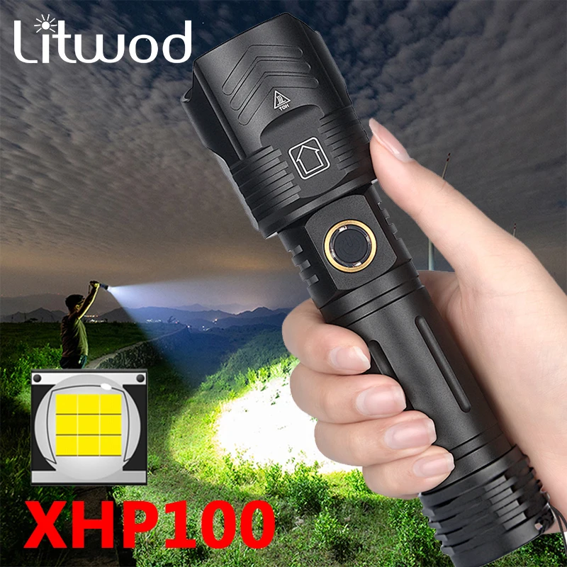 XHP100 9 Core High Quality Led Flashlight USB Rechargeable Power Bank 18650 26650 Battery Torch Zoomable Aluminum Alloy Lantern | Лампы и