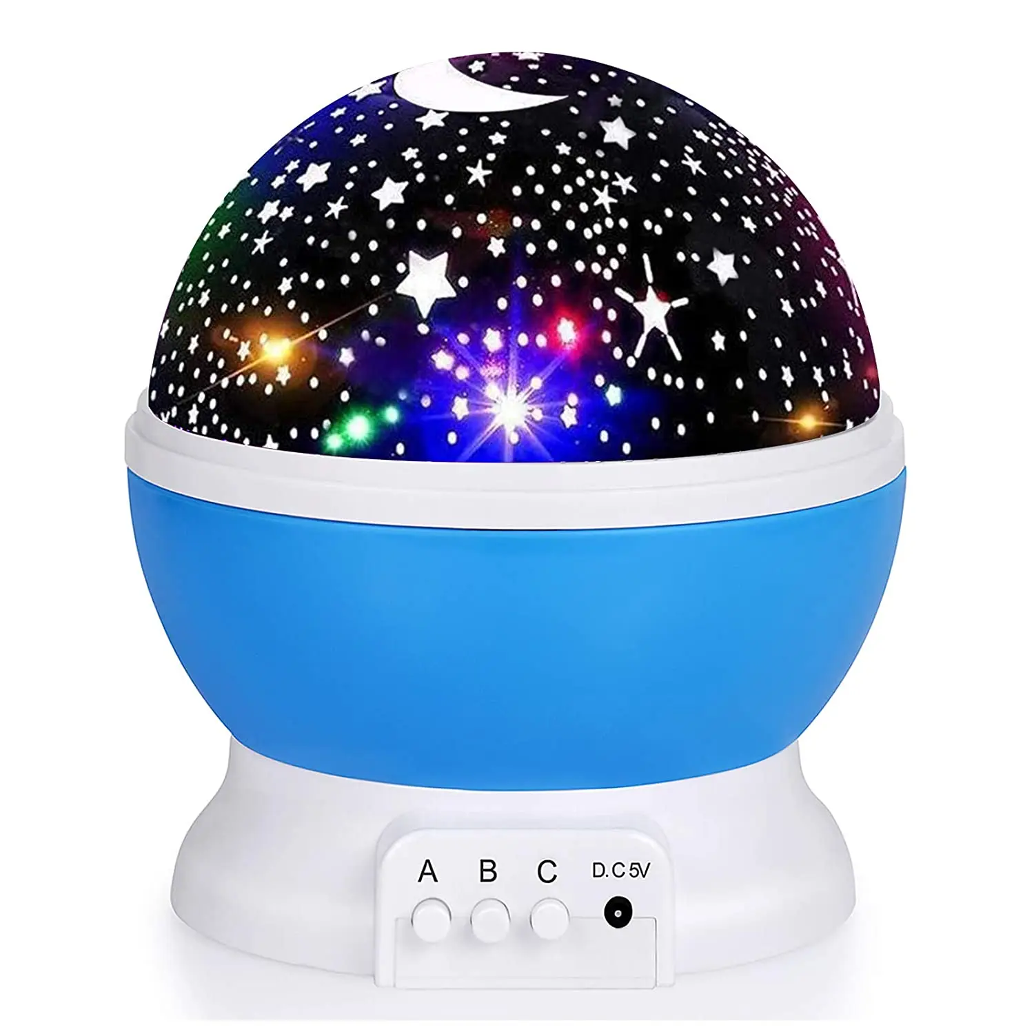 Светодиодный ночник Galaxy со звездным небом вращающаяся звезда луна планетарный