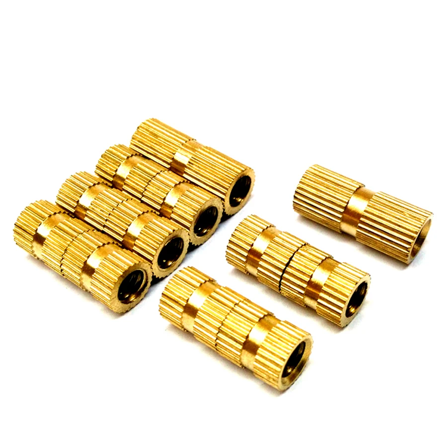 【DX】m10 insert nuts , brass thread inserts nut , brass Injection nuts