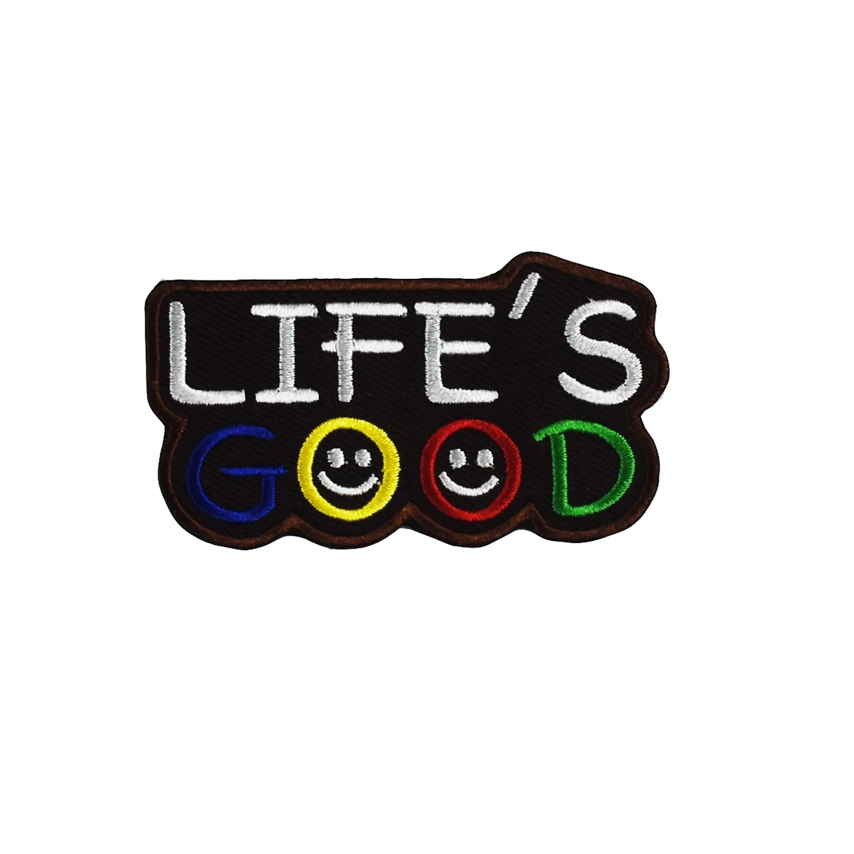 Вышитая термоклейкая нашивка Life's Good Rider для одежды сделай сам аппликация