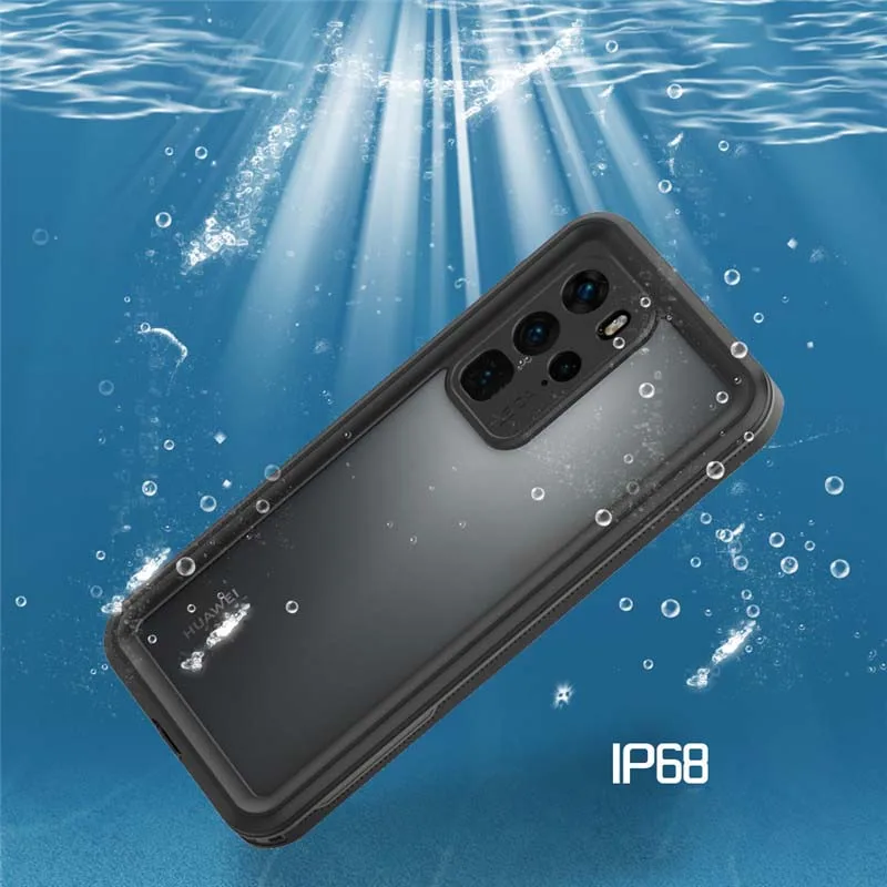 360 Защита для Huawei P40 P40Pro P30 P30Pro P20 P20Pro Водонепроницаемая прозрачная задняя Передняя