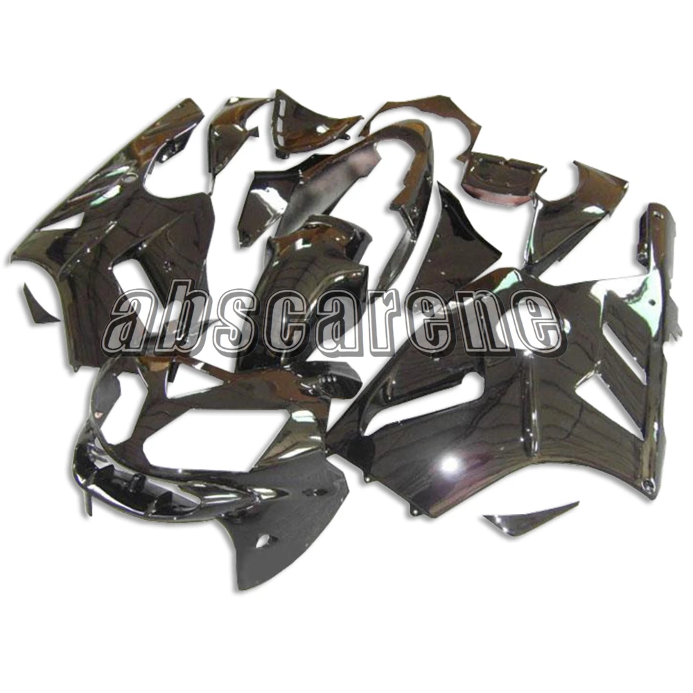 Выполните Обтекатели для Kawasaki 2002 2003 2004 2005 2006 ZX 12R 02 03 04 05 06 ZX12R впрыска ABS Пластик кузов черный глянец