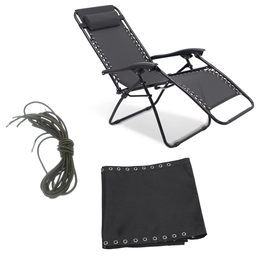 Leisure Chair Cloth /&Lace for Patio Folding Chair Non-Gravity Couch Rhombus