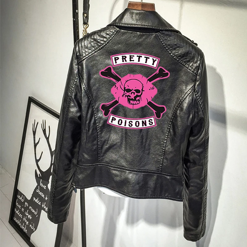 Jacket 4 Куртка ривердейл пальто "South Side Serpents" ривердейл Southside куртка из искусственной кожи змеи уличная кожаные пальто Для женщин - Цвет: Jacket 4