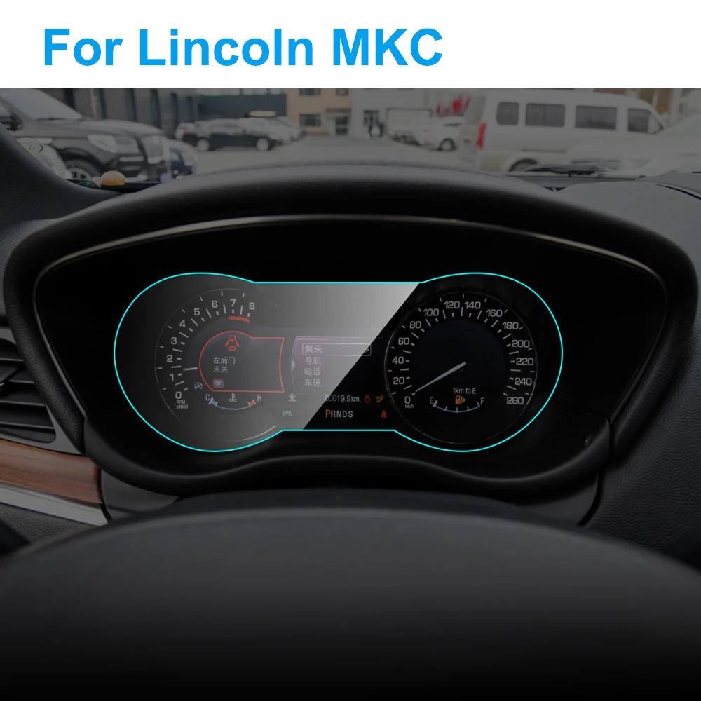 Защитная пленка для экрана автомобильной приборной панели Lincoln MKC 2017 внутренняя