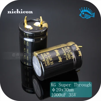 

2pcs/4pcs Nichicon 1000uF 35V KG Super Through Audio electrolytic capacitor