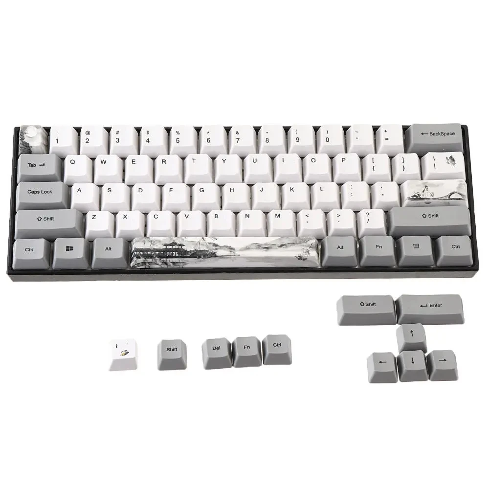 RK 72 клавиши краситель подложка PBT Keycap OEM профиль колпачки для GH60 RK61/ALT61/Annie GK61 GK64 dz60