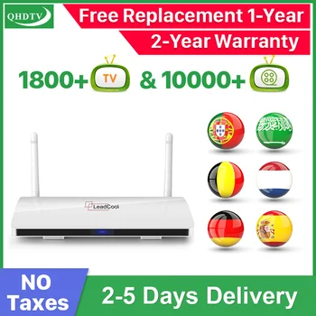 

Leadcool IPTV Spain Germany Belgium IPTV Arabic 1 Year QHDTV Android 9.0 IPTV Dutch Italy Algeria Arabic IP TV no app included