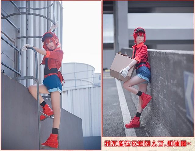 Erythrocite Red Blood Cell Cells at Work Hataraku Saibou Cosplay Cap H –  fortunecosplay