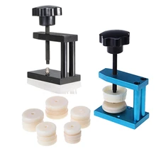 24-42 мм 12 штампов Мини сверлильный пресс тиски часы Кристалл Передняя Задняя крышка чехол винтовой пресс er Close часовщики ремонтный набор Инструменты