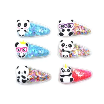 

60pcs new arrival Korea's girls' quicksand fruit hairpin bb side clip through candy colored tiara baby cute side clip