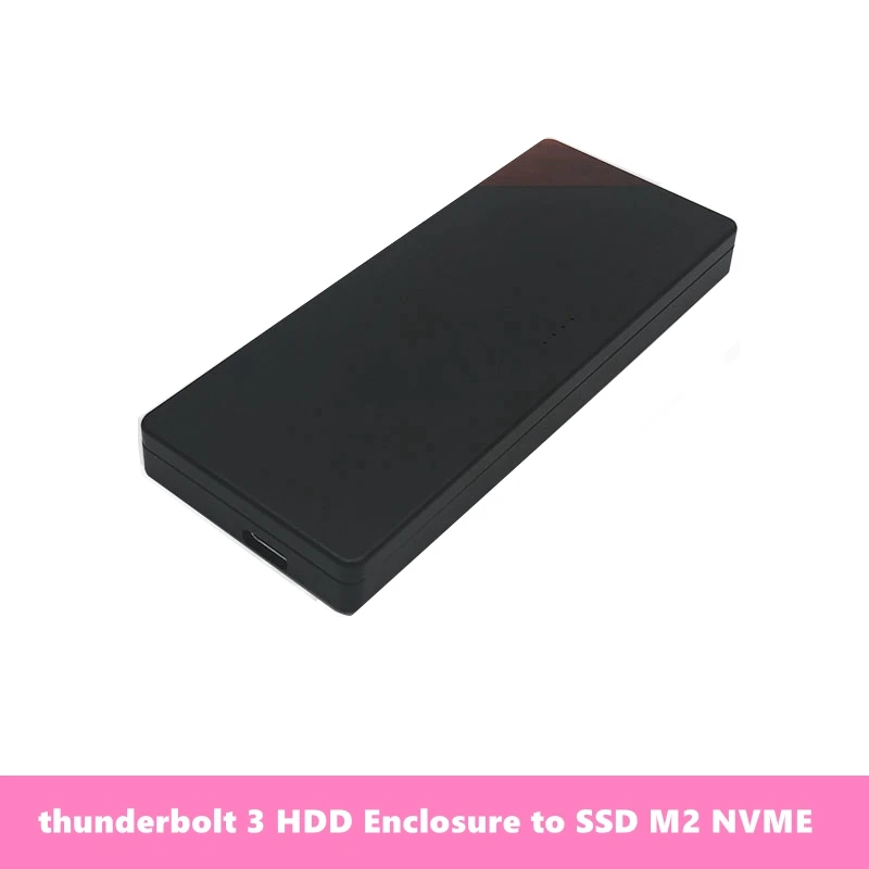 

Корпус для жесткого диска Thunderbolt 3, корпус для жесткого диска Thunderbolt III HDD Thunder 3 на SSD M2 NVME Thunderbolt 3, корпус для жесткого диска