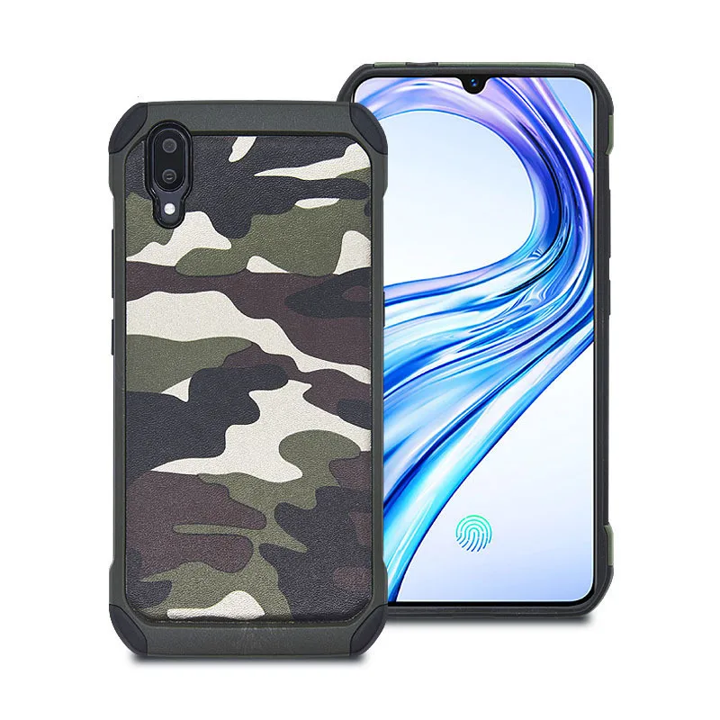 KQJYS Камуфляжный мягкий ударопрочный чехол из ТПУ для VIVO V11 V5 Y51 Y53 Y55 Y66 Y67 задняя