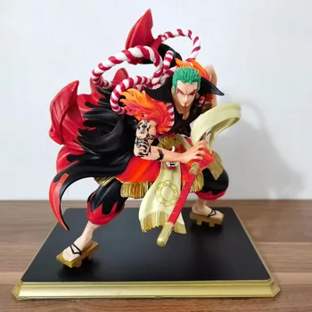 

Anime One Piece GK Kabuki Roronoa Zoro PVC Action Figure Toy Collectible Model Toys 24cm