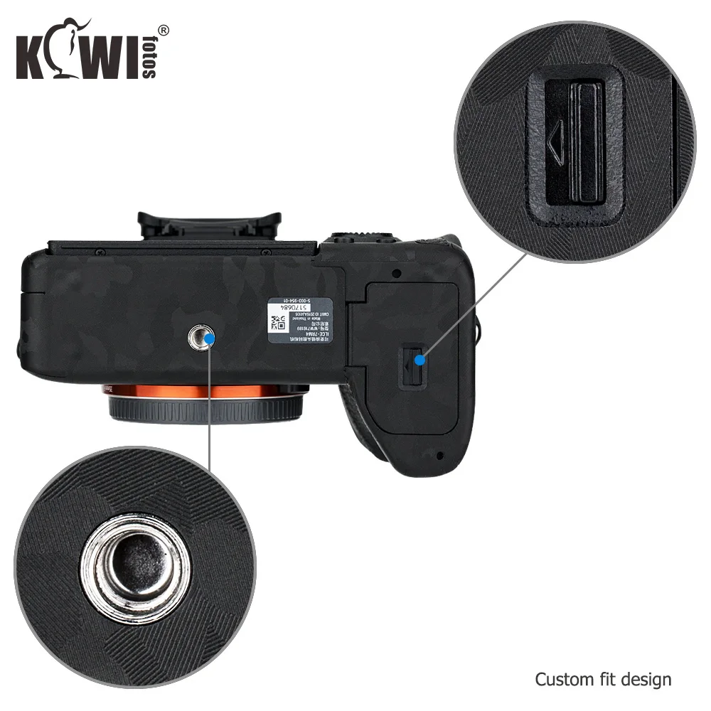 Kiwifotos защитная пленка против царапин для камеры sony A7R IV A7RIV A7R4 A7R Mark IV Shadow Black 3M