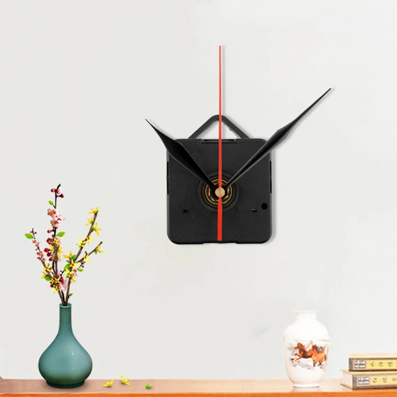 1 Set Wall Clock Quartz Movement Mechanism DIY Wall Clock Quartz Clock Hour/Minute Hand Clock Movement Parts Kit Tools - Цвет: 37457