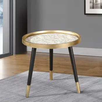 Sofa Side Table Small Table Living Room Coffee Table Sofa Furniture Side Table renmen side table walnut