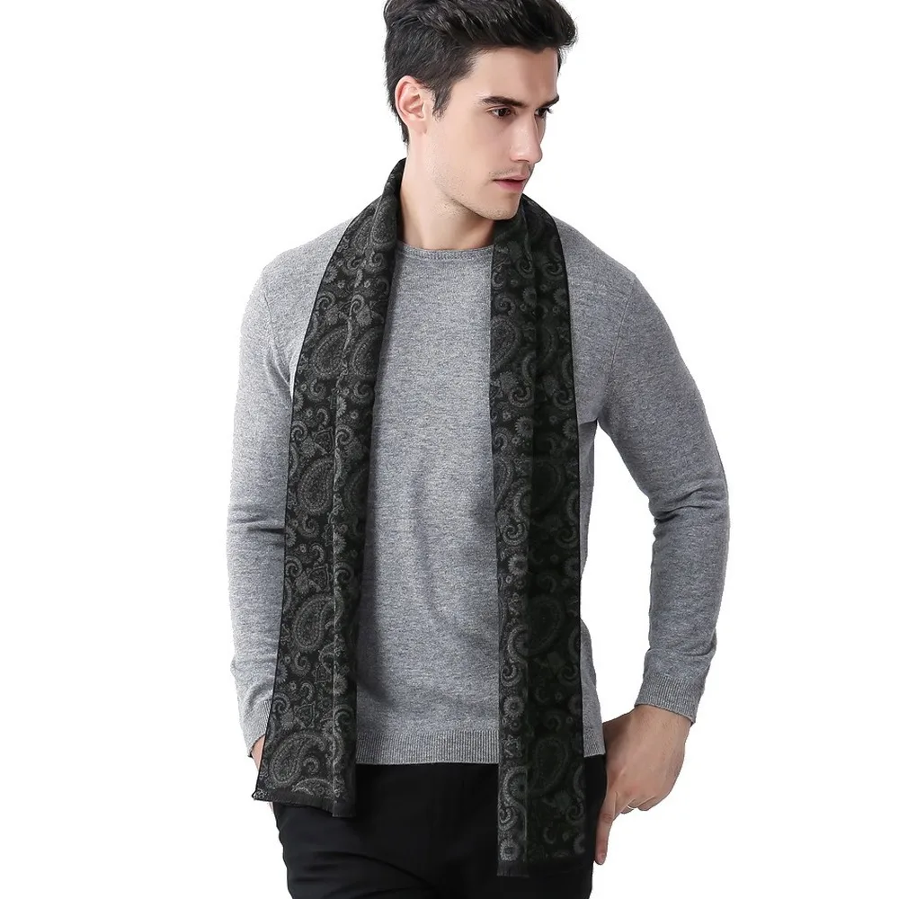 

Classic Business Scarf Men Winter Warm Scarf Shawl High Quality Cashmere Brand Designer Scarf Bufanda De Hombre