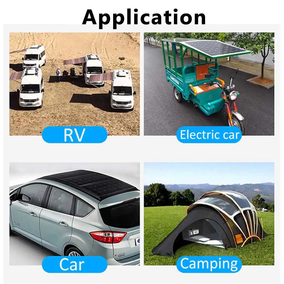 600W 300W Solar Panel Kit Complete Dual 12/5V DC USB With 60A/30A Solar Controller Solar Cells for Car Yacht RV Battery Charger 2