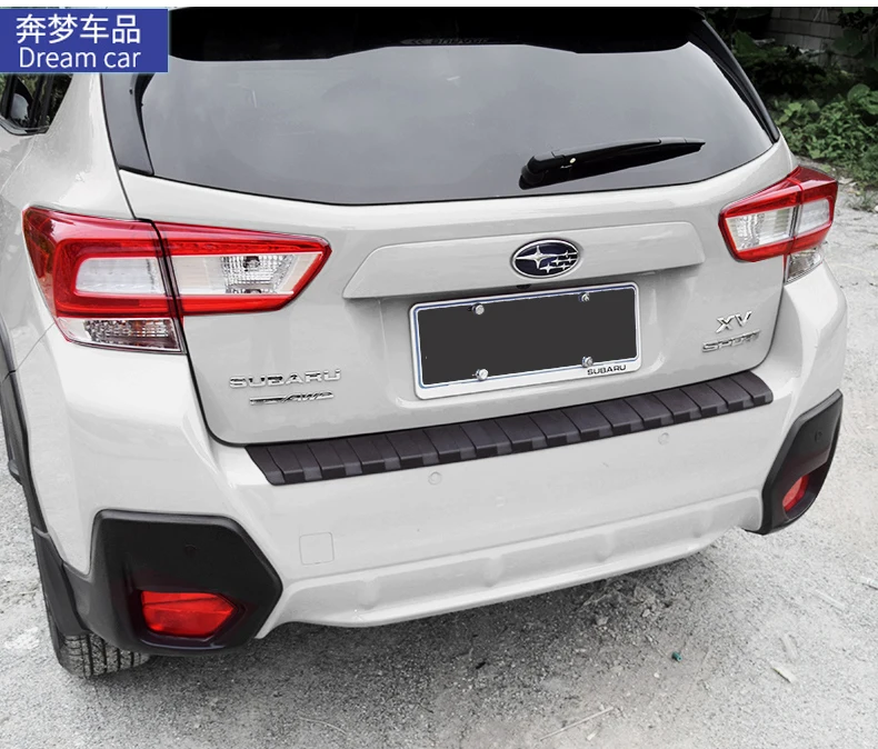 Bewins подходит для Subaru Forester/Outback XV 09-19 защита заднего бампера педаль рельефная пластина автомобильный Стайлинг задняя защитная педаль задняя защита
