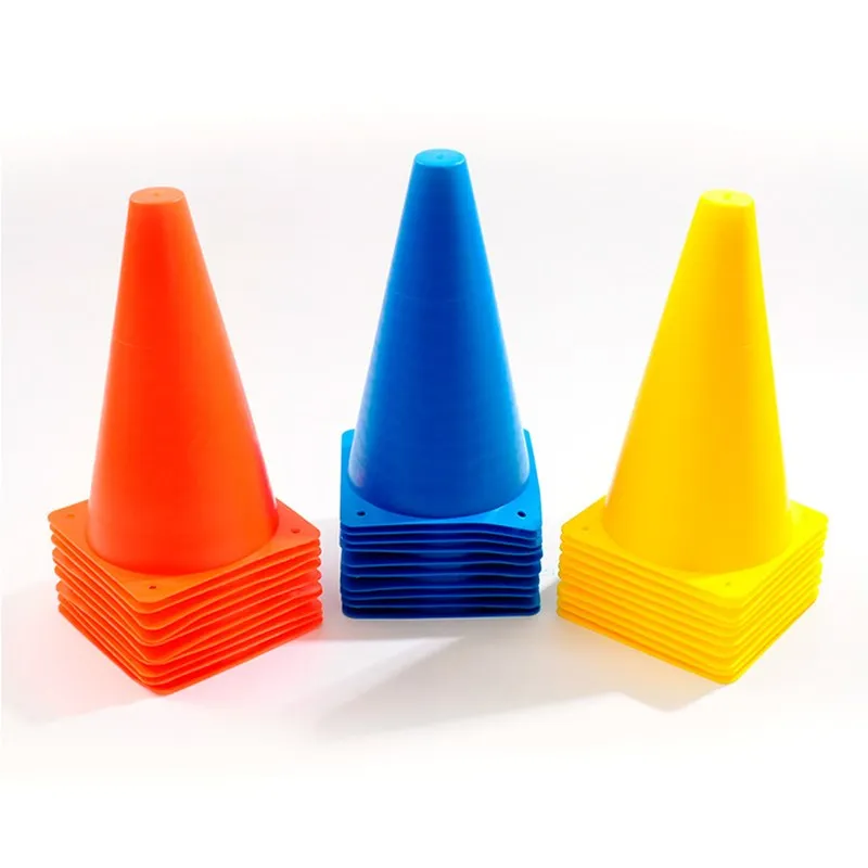 

5Pcs/set Road Cone Barricade Warning Signs Bright Traffic Safety Ground Lawn Training Glare Concrete Gymnasium Protection 23Cm