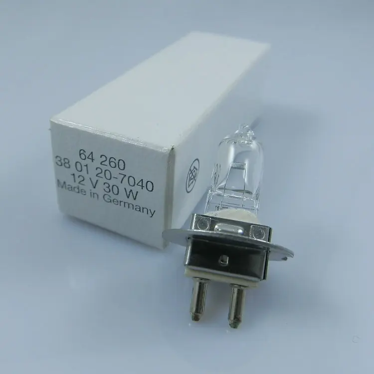 Лампа Ксеноновая Osram 64260 12V30W 3801 на температуру-20-70 40 PG22 Zeiss щелевой Фонарь лампы, микроскоп лампы