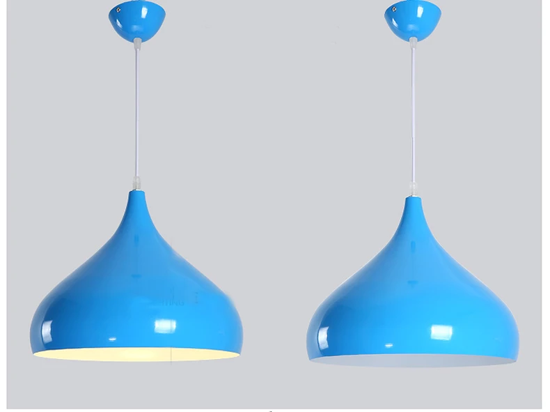 Modern Pendant Lights Nordic Pendant Lamp Colorful Aluminum Light Fixture For Cafe Restaurant Hanglamp Kitchen Hanging Lamps