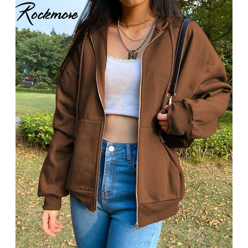 Brown hoodies womens Outlet
