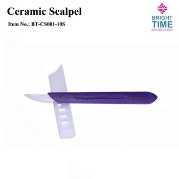 

1PC 10S MRI Safe with Safety Cap Non-Ferrous Ceramic Scalpels