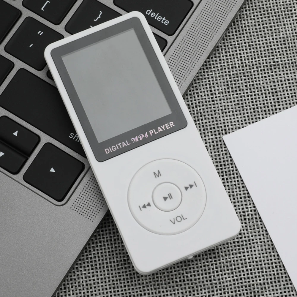 Fashion Portable MP3/MP4 Player LCD Screen FM Radio Video Games Movie Music Ultra-thin TF Card Not Included 5