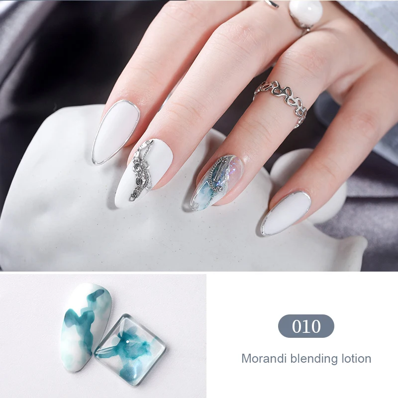 SKVP Light Color Vernid Semi Permanent Gradient Nail Polish Gel blue Blooming Sweet Daily Watercolor Liquid Latex For Nails