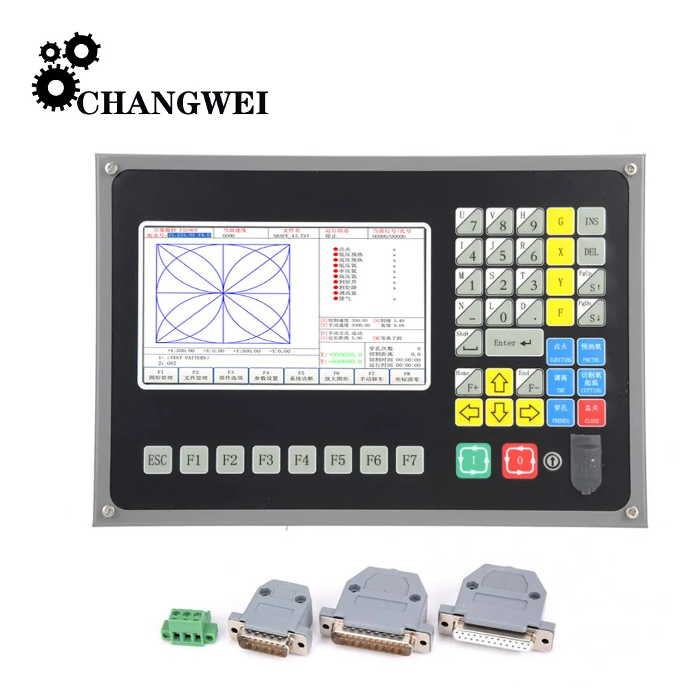 

2-axis CNC Plasma Flame Cutting Machine System SF-2100C 7-inch color LCD display 4G Compatible with StarCAM, FASTCAM