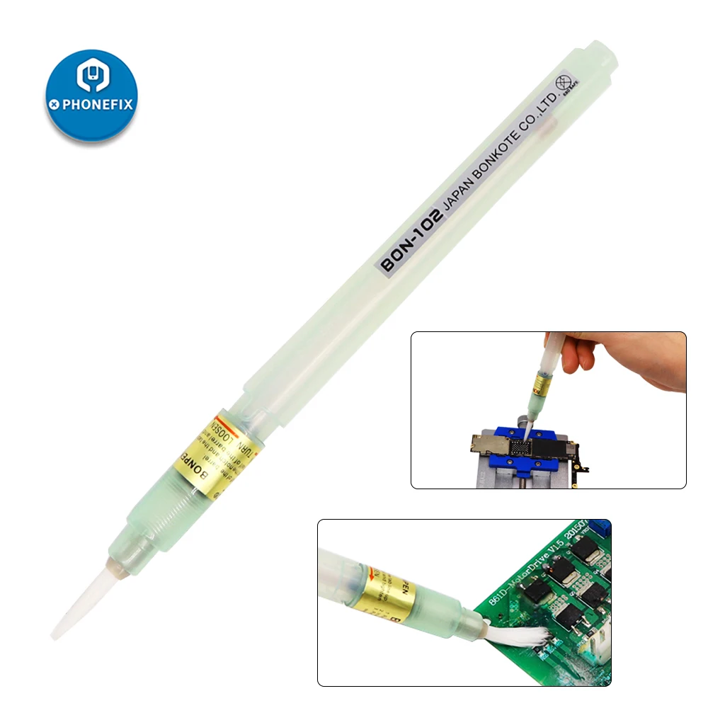 1pc BON 102 Flux Paste Solder Paste Brush PCB Soldering Pen 7ml No