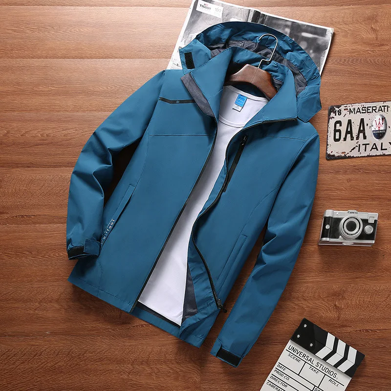 Мужская куртка из водонепроницаемого материала, ветронепроницаемая, водонепроницаемая, тонкая, для мужчин, четыре сезона, Спортивная, для альпинизма, но с надписью, настраиваемая
