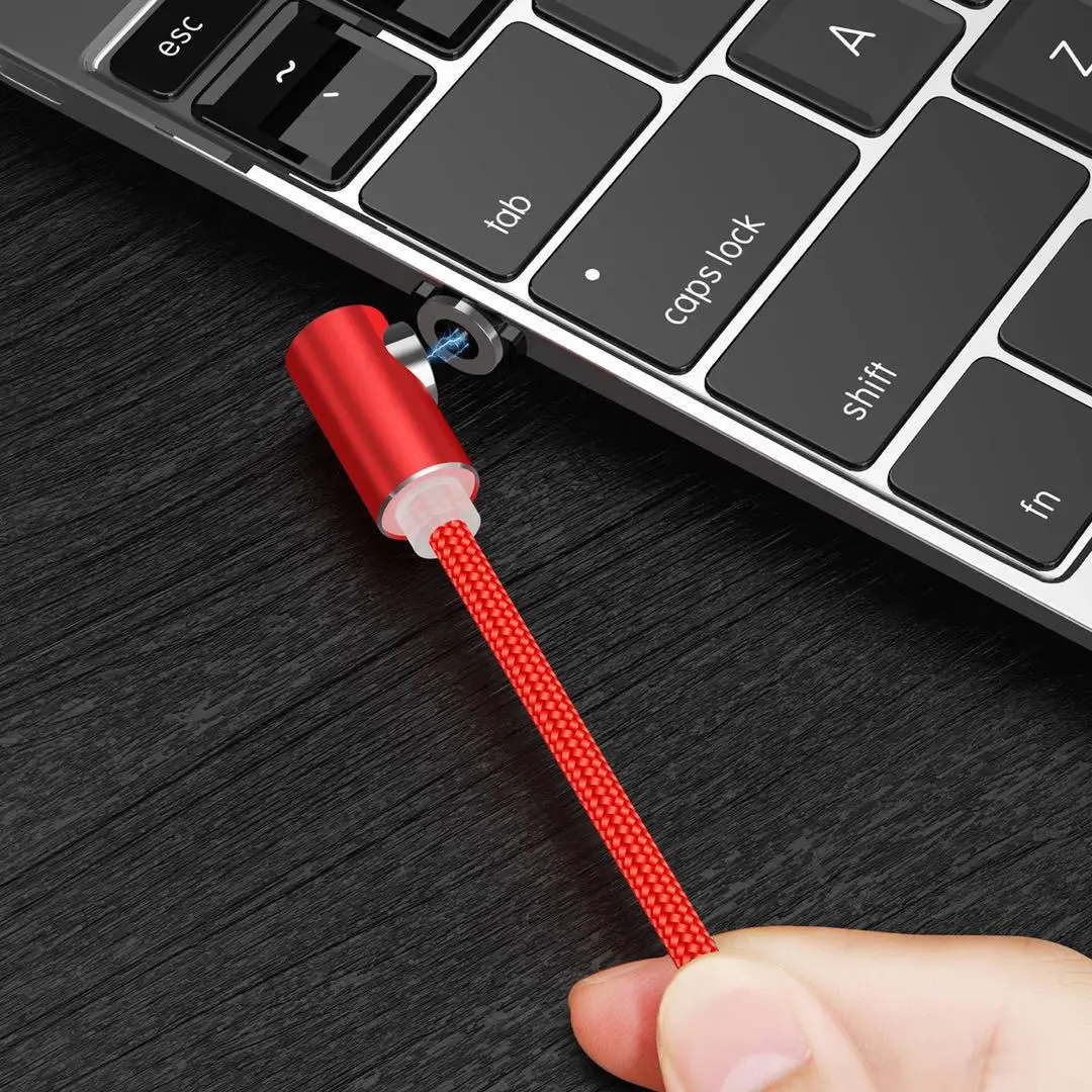 Bozhu Магнитный Тип C Micro USB Плетеный Канатный кабель Универсальный телефон для iPhone освещение Быстрый зарядный передающий данные кабели