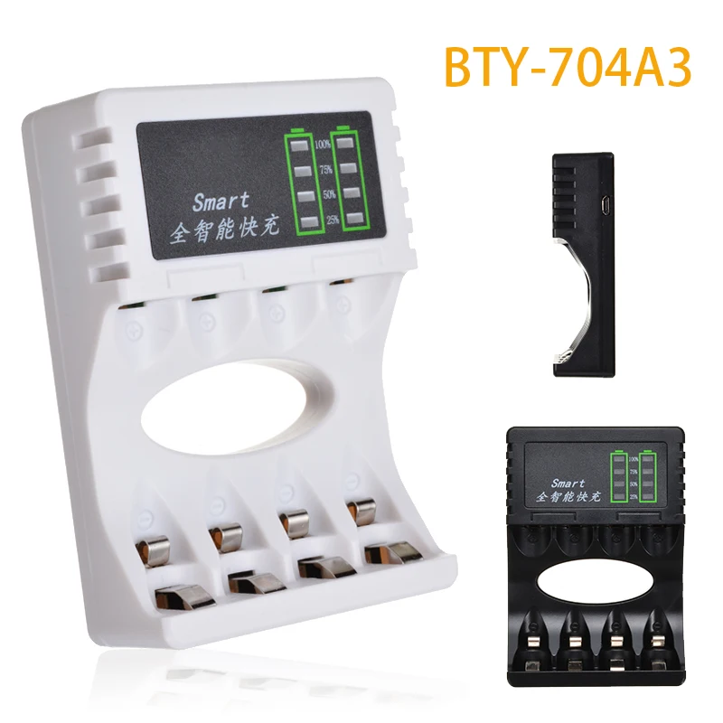 Умное светодиодный для батарей AA/AAA Ni MH/Ni Cd 2 цвета 1 шт.|battery charger smart|battery chargerrechargeable