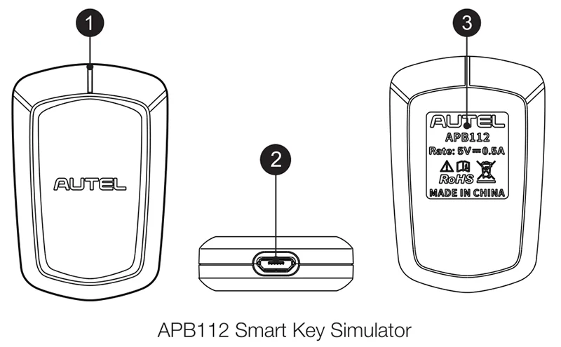 AUTEL APB112 Smart Key Simulator поддержка 46, 4D, H чип