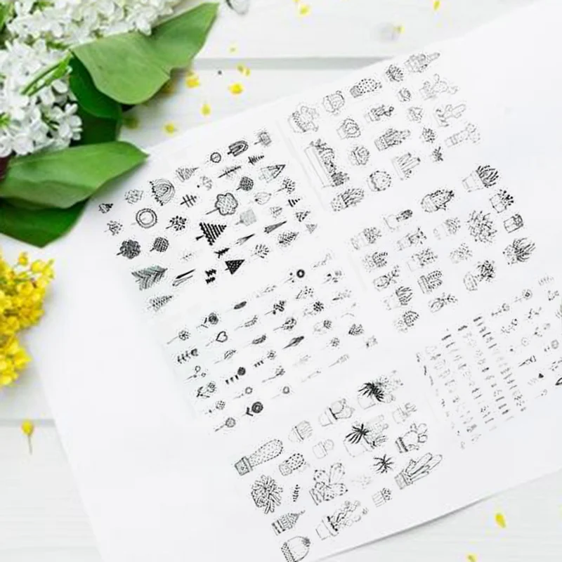 6 шт./компл. мини-юбка для девочек, принт с героями мультфильмов Kawaii, завод клейкий блокнот для заметок Тетрадь канцелярские наклейки детских наклеек, канцелярские принадлежности